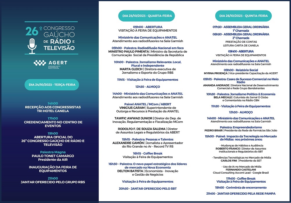 FOLDER PROGRAMAÇÃO