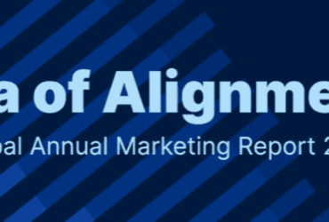 Logotipo do relatório "Nielsen Annual Marketing Report: Era of Alignment"